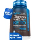 Herbtonics Apple Cider Vinegar + Keto BHB Capsules | GLP-1 Support for Appetite, Cravings & Weight Management | Metabolism Support with Satiety Support | 120 Capsules - 2 Month Supply
