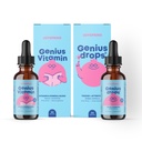 JoySpring-Fokus-Unterstützung für Kinder – Organic Blend von B9, B12, Zink & Vitamin C – Brain Health & Attentat Supplement für Kinder