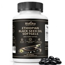 100% Pure Ethiopian Black Seed Oil Capsules, 800mg, 60 Softgels