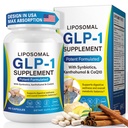 GLP1 Supplement, GLP-1 Supplement for Women and Men, Hunger & Metabolism Support, GLP Activate Natural Formula, with probiotic prebiotic Blend - Vegan, Gluten-Free, Dairy Free (90 Capsules)