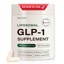 GLP-1 Supplement for Women and Men, Hunger & Metabolism Support - Support GLP1 Naturally, with Prebiotic & Probiotic Blend-90 Capsules