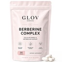 Glov Berberine Complex, Berberine Supplement, Cellular Energy & Metabolism Support Formula, Plant-Based Daily Wellness Supplement, Clean Herbal Blend, 90 Capsules