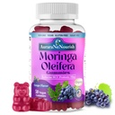 Organic Moringa Oleifera Gummies for Women & Men, 8-in-1 Superfood Blend w. Berberine HCl & Moringa Leaf Extract for GLP-1 Support & Energy Immune Joint & Gut Health Sugar-Free