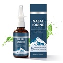 Iodine Nasal Spray,Nasal Iodine Spray with Fulvic Acid, Fine Mist Nasal Cleanse for Dry Air, Travel & Daily Comfort, 60ml
