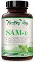 1500mg SAM-e Supplement - High Strength S-Adenosyl-L-Methionine Capsules 1500mg per Serving for Joint Brain Liver and Mood Support - Non-GMO High Absorption Same Supplement (90 Count)