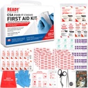 Ready First Aid CSA Type 2 Basic First Aid Kit Plastic Box for 2-25 Workers