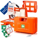 WALSER First Aid Box DIN 13157:2021 Corporate Box 84 Piece Sanitary Kit