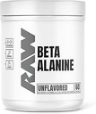 RAW Beta Alanine Pulver, Unflavored (60 Servierungen) - Pre-Workout Pulver für Männer & Frauen - Beta Alanine Ergänzung für Workout Endurance - Preworkout Beta Alanine Pulver für reduzierte Muskel-Fettigkeit