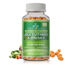 Alle natürlichen Multivitamine & Minerale + B Complex + Calcium + Magnesium + Zink, 100% Vegan Quelle vollständig Nahrungsergänzungsmittel, vollständige Ernährungsunterstützung für Männer & Frauen- 120 Kapseln, 60 Tage Versorgung