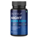 Outsup Night Burn Keto | Fat Burner During Sleep | Reduce Stress & Improve Sleep with Garcinia Cambogia, L-Carnitine & Melatonin | Weight Loss Products for Women and Men | 30 Tablets (Pack of 1)