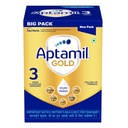 Aptamil Gold 3 Follow up Infant Formula Powder (After 12 months), Stage 3 - 3x400g Bag-In-Box