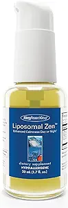 Allergy Research Group Liposomal Zen - L-Theanine Liquid Supplement, GABA Calming Support, Sleep Liposomal, Day or Night, Sunflower Phospholipide, Fast-Acting Zen Formula - 1.7 Fl Oz
