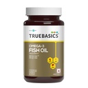 TrueBasics 3X Strength Omega-3 Fish Oil, 90 Capsules