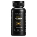 Nutrabay Omega 3 Triple Strength Fish Oil Supplement 1250mg - 60 Capsules | 460mg EPA & 380mg DHA | No Fishy Burps | No Heavy Metals | Supports Joint, Brain & Heart Health