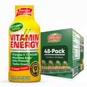 Vitamin Energy B12 11.000% Extra Strength Energy Shot Mango 48 Pack, 260mg Natural Caffeine, B12 & B6, Nootropic Focus, Vitalität, Zero Sugar, Gluten-Free, Vegan, Kosher, 1.93 fl oz