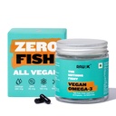 Vegan Omega 3 Supplement, Algae & Flaxseed Oil, Zero Fish, 3x Bioavailable, Burpless, No Carrageenan, For Heart, Cholesterol, Joints, Hair & Skin, Men & Women, 30 Vegetarian Capsules (1 Month)