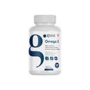 GLIMLACH Omega 3 Fish Oil 1300mg Triple 3X Strength 50 Capsules- 550 mg EPA & 350 mg DHA for Heart, Joints & Brain Health