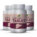 CURA LIVOMED TABLET I Liver Detox Supplement I Supports Liver & Digestive Health I Clinically Researched Therapeutic Ingredients I Pack of 3 I 100 tab x 3