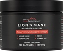 MEN'S PeakPerformance Lion's Mane Mushroom Supplement Kapseln mit Reishi, Cordyceps, Türkei Tail – Gehirn Nootropic für Gedächtnis, Fokus, Natürliche Energie, & Immun Support Supplement (120 Kapseln)