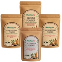 Calm Focus & Sleep Combo - Brahmi Shankhpushpi Ashwagandha Jatamansi Powder - Ayurvedic Medhya Rasayana Supplement for Stress Relief Mental Clarity & Restful Sleep - Natural Made in India | 4 x 50g
