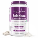 HealthyHey Nutrition Selenium Capsules 40mcg - Superior Absorption - 60 Vegetarian Capsules