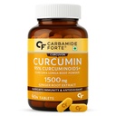 Carbamide Forte Curcumin Tablets with Piperine and 95% Curcuminoids | Anti inflammatory Supplement for Adults | With Curcuma Longa, Turmeric & Ginger Root extract | 90 Veg Tablets