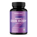 DIVA BODY Fat Burners for Women | Weight Loss Supplement | Contains extract of Green Tea, ACV Apple Cider Vinegar & Garcinia Cambogia | Weight Loss Products | 60 Capsules