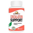 Rise-N-Shine Zirkulation Unterstützung Ergänzung mit Hawthorn Extract, Ginger Root, L-Arginin & Mehr 30 Count