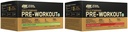 Optimum Nutrition (On) Pre-workout Sachet- 142.5G/15 Single Serve Packs (Green Apple Flavor) & Pre-workout- 142.5G/15 Single Serve Packs (Fruit Punch Flavor)