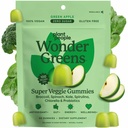 Plant People WonderGreens Veggie Gummies Super Greens mit Probiotics Multivitamin Unterstützung Gummy für Wohlbefinden, Energie, Immun-und Gut-Gesundheit, Green Apple Flavor (60 Count)