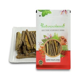 IndianJadiBooti Daru Haldi (Berberis Aristata) | 250g | Raw Tree Turmeric/Daruharidra | Natural Berberine Source for Skin Glow, Liver Health & Metabolic Wellness (Dried Bark)