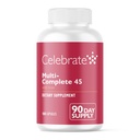 Celebrate Vitamine Multi-Complete, 45mg Eisen – Tägliche Bariatric Multivitamin für Ärmel Gastrektomie und Magen Bypass Chirurgie Patienten – essentielle Vitamine & Mineralien (180 Kapseln)