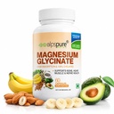 Alpspure Nutra Magnesium Glycinate | 60 Veg Capsules | High Absorption & Chelated Form | Better Sleep Quality | Improves Muscle & Nerve Function | Magnesium Supplement | Healthy Bones