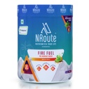 NRoute Firefuel Preworkout Energy Powder with Beta Alanin Caffeine L-Citrulline L-Arginine Creapure Electrolyte Blend & Matcha Green Tea Extract for Strength & Workout Performance Greenapple 390gm