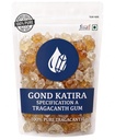 Raysx Organics 50gm Gond Katira Pure (Edible gum) - Tragacanth Gum | High Cooling Properties Herbal Food | Super Food