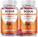 Ashwagandha Gummie, Beruhigen Sie Gummie mit Ashwagandha Wurzel Extrakt Vitamin D Zink, Ashwagandha Ergänzung für Schlaf Stress Balance, Vegan, Non-GMO, Gluten-Free, 120 Zähler