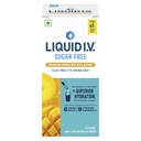Liquid I.V. Sugar Free - Mango Pineapple | 12 Sticks = 6L Water | Hydration Drink Mix Powder 10g |Sodium, Potassium & Magnesium Hydration Drink|No Sugar