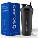 Solpro Blaze Shaker Bottle | Leak-Proof and Mess-Free | Non-Slip Grip | Ideal for Protein Shakes, Smoothies, Pre Workout and More | BPA Free