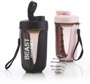 XMART INDIA Plastic 500ml Protein Shaker Bottle | Leak-Proof & BPA-Free Gym Supplement Shaker | Compact,Gym Bottle for Protein Shake, Workout | Easy-to-Clean, Durable Design(Multi color)