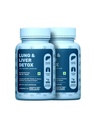 What's Up Wellness Lung & Liver Detox Supplement Capsules with N-Acetyl Cysteine and Milk Thistle, For Fatty Liver, 60 Capsules