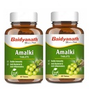 Baidyanath Ayurved Amlaki (Amla) 60 Tablets (Pack of 2) - Natural Health Booster for Enhanced Hair, Skin, Digestive Health, Metabolism Support and Sugar Level Management