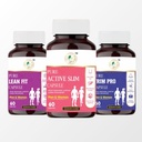 Pure Active Slim | Pure Trim Pro | Pure Lean Fit - 3 Months Weight Management Course | No Side Effects | Ayurvedic Herbal Supplement