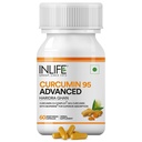 INLIFE Curcumin C3 Complex 500mg, Piperine, 95% Curcuminoids, 60 Capsules