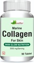 Sambhav Herbal Marine Collagen with Hyaluronic Acid – Glowing Skin & Anti-Aging Support, 90 Tablets | Safe & Effective Herbal Supplement.