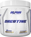 Alpha Supps - Alpha Creatine Monohydrat-Pulver unterstützt Muskelwachstum | Micronized | Unflavored | 300 Grams - 60 Portionen