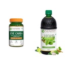 Pure Nutrition Eye Care+ 60 Veg Capsules with Lutein, Zeaxanthin, Vitamin A & Bilberry Extract | S | Pure Nutrition Noni Gold Detox Juice 1L | With Garcinia, Aloe Vera, Amla, Ashwagandha & Grape Seed
