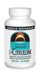Quelle Naturals L-Citrulline - Unterstützt Übung Erholung, Energie und Entgiftung*, 1000 mg - 60 Tabletten