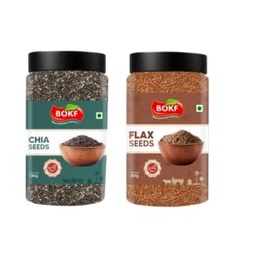 BOKF Black Sesame Seeds | Natural Kala Till | Rich in Protein and Dietary Fibre | Weight Management seeds | Antioxidant rich | Good for diet" (150g+150g)