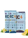 EC4 Sachet 10 x 12g | Electrolyte & Nutritional Health Supplement | With Vitamins C, E, D3, B12, Magnesium, Potassium, L-Arginine & L-Carnitine | Tangy Lemon (Pack of 2)
