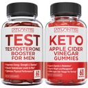 Atlantis Nutrition Testosteron Booster 60 Gummis + Keto Apple Cider Essig 60 Gummis